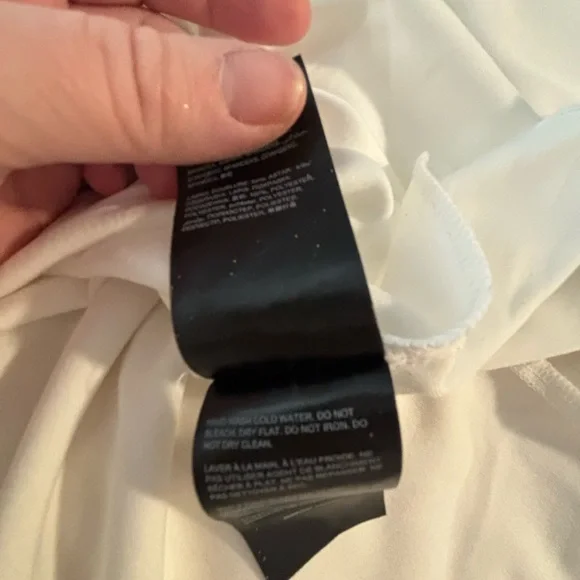 bebe Cream Long Sleeve Dress - Picture 10 of 10